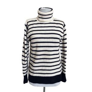 J Crew striped wool turtleneck size XXS